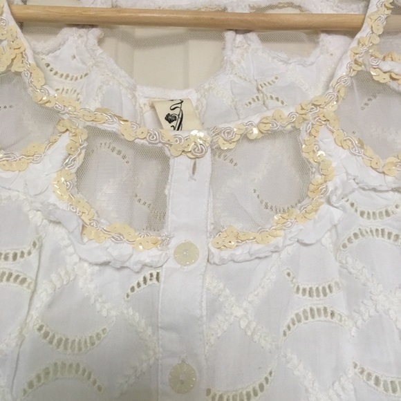 Anthropologie Floreat Trellis blouse - Picture 8 of 11